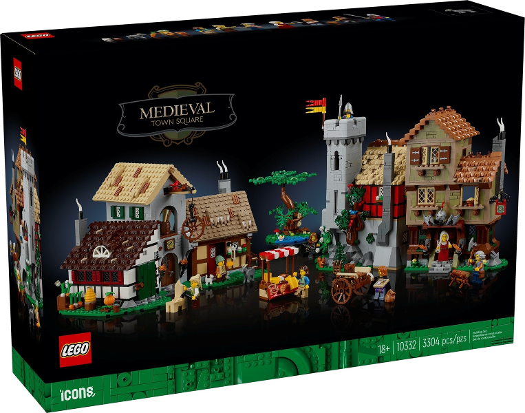 LEGO 10332 Medieval Town Square 10332 sealed box front
