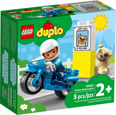 LEGO DUPLO Polizeimotorrad, Polizei 10967 – Retired & Sealed