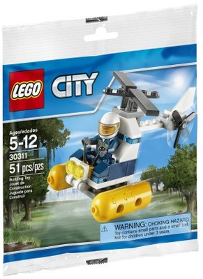 LEGO City SWAMP POLICE HELICOPTER MINI 30311 – Retired & Sealed