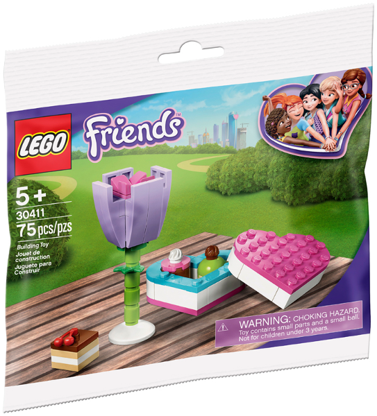 LEGO 30411 Chocolate Box & Flower 30411 sealed box front