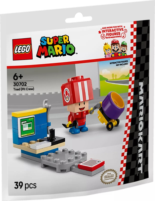 LEGO Toad (Pit Crew) 30702 – Sealed UK Stock