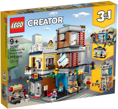 LEGO Townhouse Pet Shop & Café 31097 – Retired & Sealed