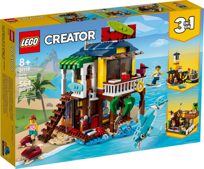 LEGO Creator 3 in 1 Surfer Beach House 31118 – Retired & Sealed