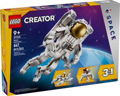 LEGO Creator 3in1 Space Astronaut Toy to Dog Figure to 31152 – Retired & Sealed