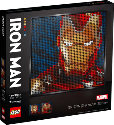 LEGO Art Marvel Studios Iron Man 31199 – Retired & Sealed