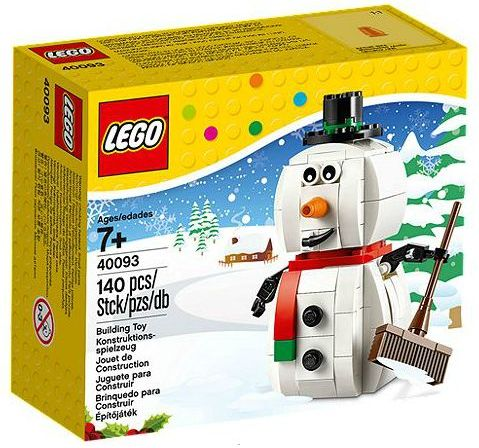 LEGO 40093 Snowman 40093 sealed box front