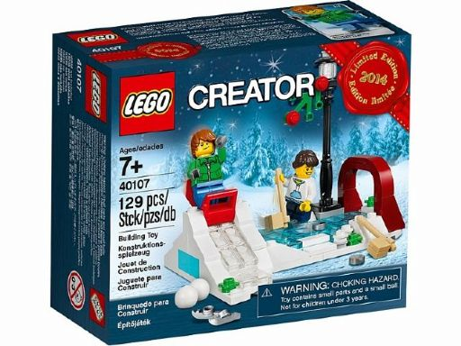 LEGO 40107 Winter Skating Scene 40107 sealed box front