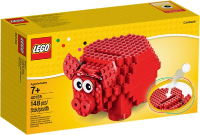 LEGO Piggy Coin Bank 40155 – Retired & Sealed