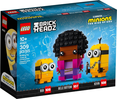 LEGO Minions Brickheadz Belle Bottom, Kevin and Bob 40421 – Retired & Sealed