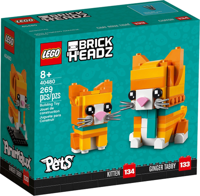 LEGO Ginger Tabby and Kitten 40480 – Retired & Sealed