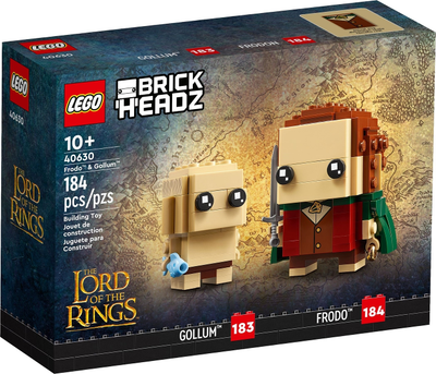 LEGO BrickHeadz Frodo & Gollum 40630 – Retired & Sealed