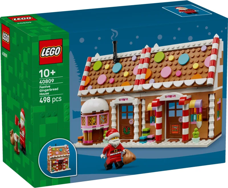 LEGO 40809 Festive Gingerbread House 40809 sealed box front