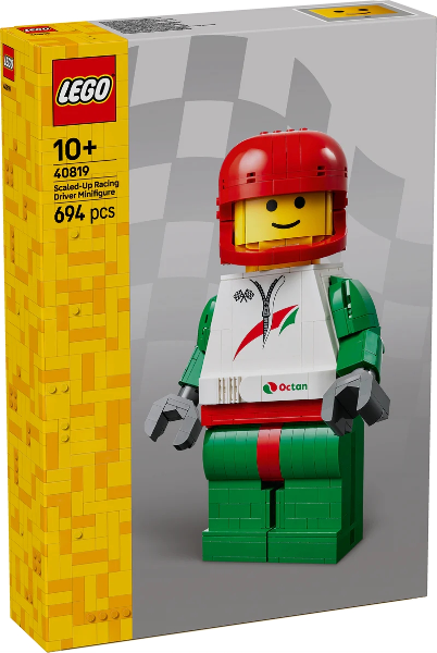 LEGO 40819 Up-Scaled Racing Driver Minifigure 40819 sealed box front