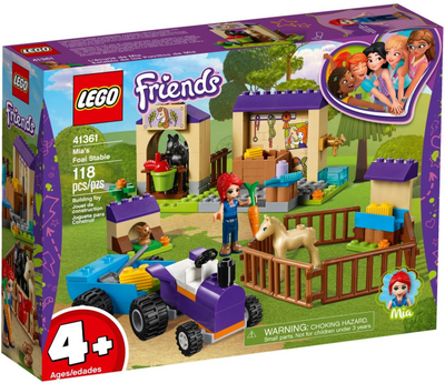 LEGO Friends Mia's Foal Stable 41361 – Retired & Sealed