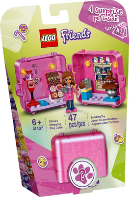 LEGO Olivia's Shopping Play Cube 41407 – Retired & Sealed