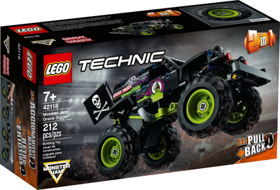 LEGO Technic Monster Jam Grave Digger Truck Toy to 42118 – Retired & Sealed