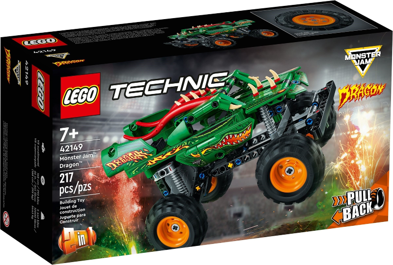 LEGO 42149 Monster Jam Dragon 42149 sealed box front