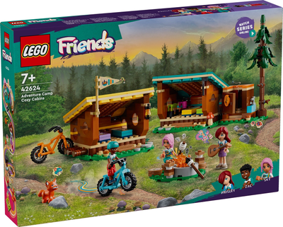 LEGO Adventure Camp Cozy Cabins 42624 – Sealed UK Stock