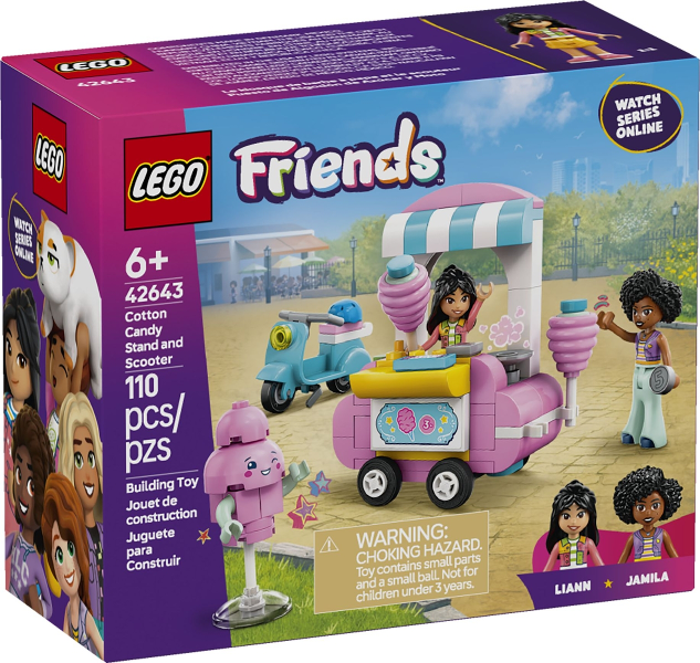 LEGO 42643 Cotton Candy Stand and Scooter 42643 sealed box front