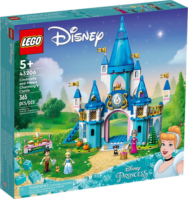 LEGO Cinderella and Prince Charming's Castle 43206 – Retired & Sealed