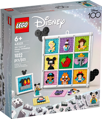 LEGO 100 Years of Disney Animation Icons 43221 – Retired & Sealed