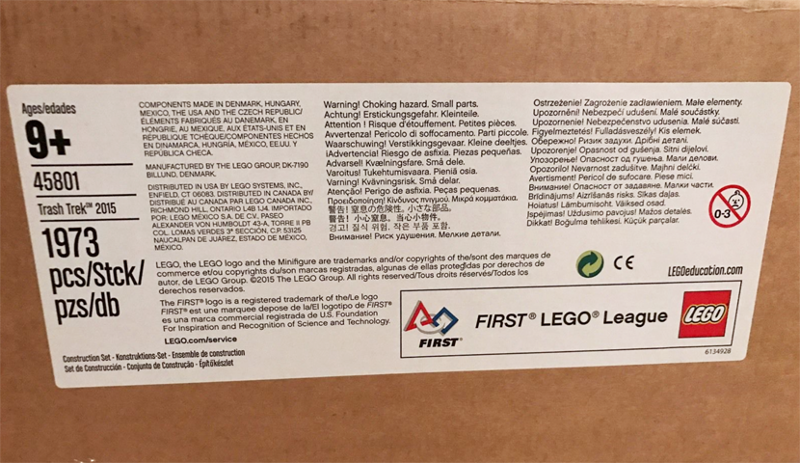 LEGO 45801 Trash Trek Challenge Kit 45801 sealed box front