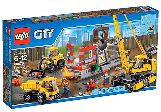 LEGO 60076 Demolition Site 60076 sealed box front