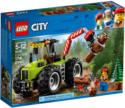 LEGO City Starke Fahrzeuge Forsttraktor, Cooles Kinder 60181 – Retired & Sealed