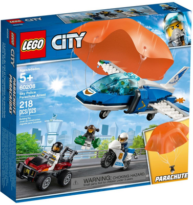 LEGO City Police Parachute Arrest 60208 – Retired & Sealed