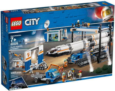 LEGO City Space Port Rocket Assembly & Transport 60229 – Retired & Sealed