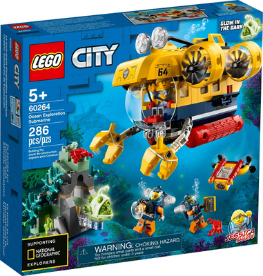 LEGO City Oceans Ocean Exploration Submarine 60264 – Retired & Sealed