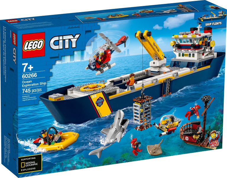 LEGO 60266 Ocean Exploration Ship 60266 sealed box front