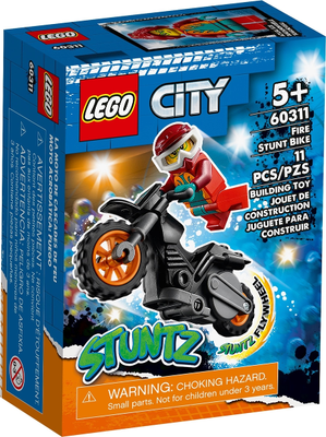 LEGO City Stuntz Fire Stunt Bike Show with 60311 – Retired & Sealed