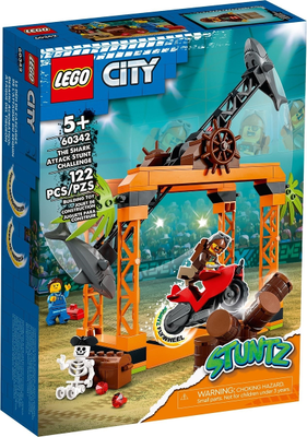 LEGO The Shark Attack Stunt Challenge 60342 – Retired & Sealed