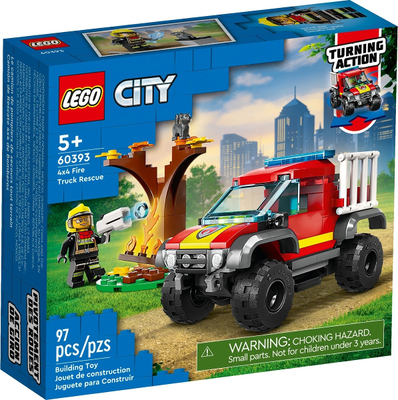 LEGO 4x4 Fire Truck Rescue 60393 – Retired & Sealed