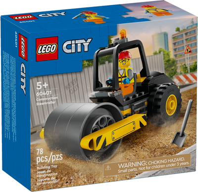 LEGO Construction Steamroller 60401 – Sealed UK Stock