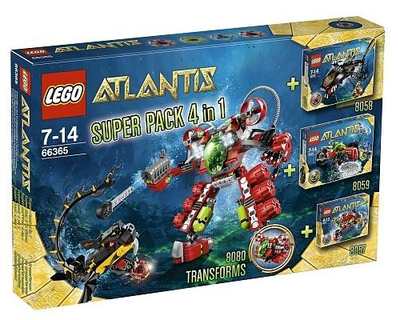 LEGO Atlantis 4 in 1 Super Pack 66365 – Retired & Sealed