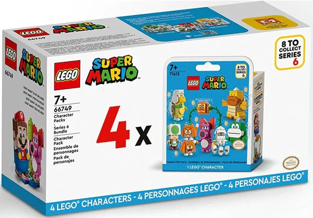LEGO 66749 Character Pack Series 6 - Box of 4 Packs 66749 sealed box front