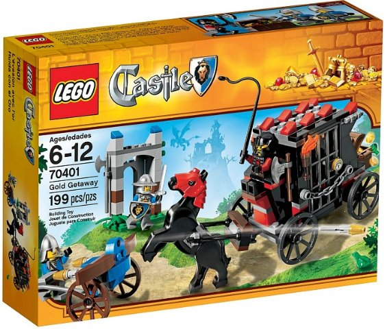 LEGO 70401 Gold Getaway 70401 sealed box front