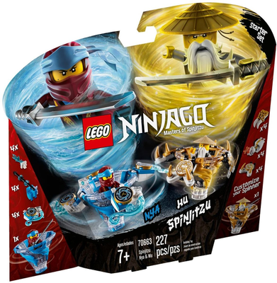 LEGO Spinjitzu Nya & Wu 70663 – Retired & Sealed
