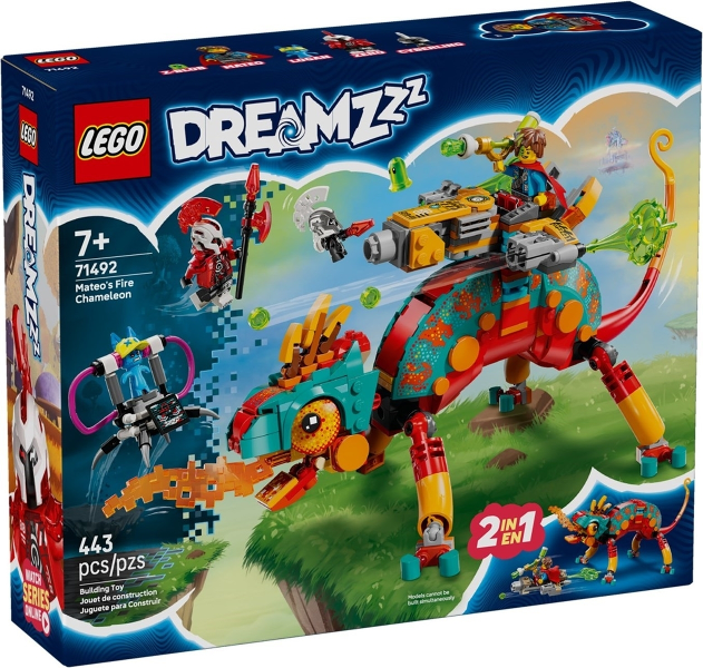 LEGO 71492 Mateo's Fire Chameleon 71492 sealed box front