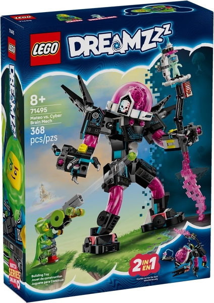 LEGO 71495 Mateo vs. Cyber Brain Mech 71495 sealed box front