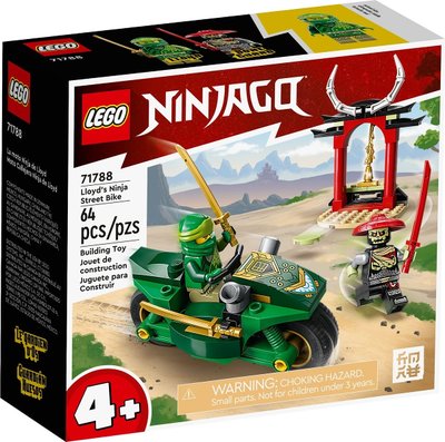 LEGO NINJAGO Lloyds Ninja Motorcycle, Toy for 71788 – Retired & Sealed