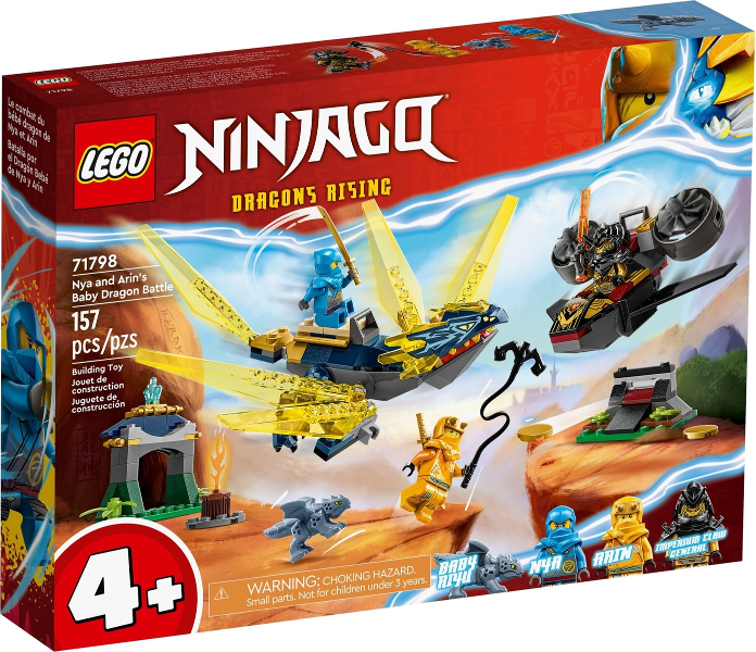 LEGO 71798 Nya and Arin's Baby Dragon Battle 71798 sealed box front
