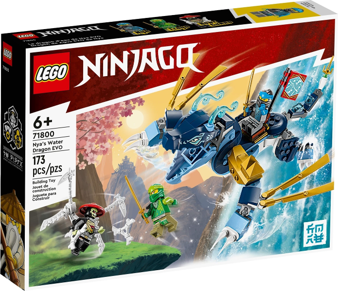 LEGO 71800 Nya's Water Dragon EVO 71800 sealed box front