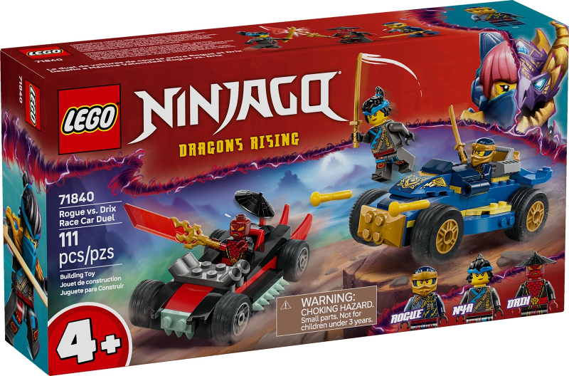 LEGO 71840 Rogue vs. Drix Race Car Duel 71840 sealed box front