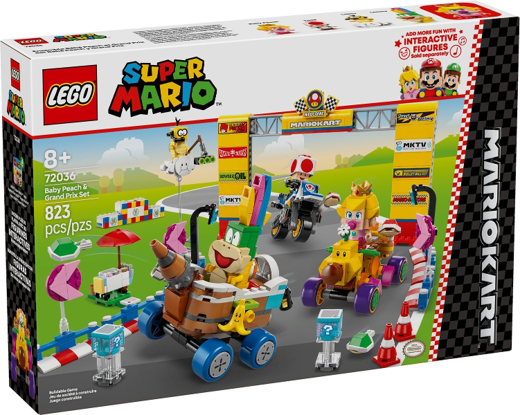 LEGO 72036 Mario Kart - Baby Peach & Grand Prix Set 72036 sealed box front
