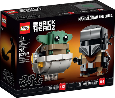 LEGO BrickHeadz Star Wars The Mandalorian & The Child 75317 – Retired & Sealed