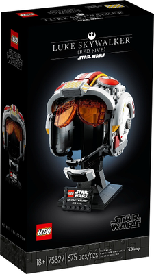 LEGO Luke Skywalker (Red Five) Helmet 75327 – Retired & Sealed