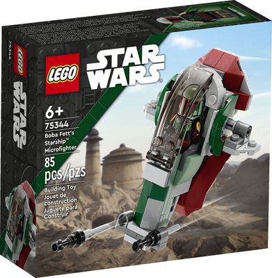 LEGO Star Wars Boba Fetts Starship – Microfighter Set, 75344 – Retired & Sealed